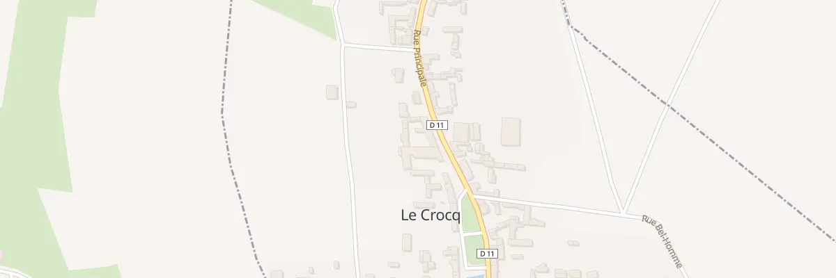 Plan du 36 Rue Principale au Crocq