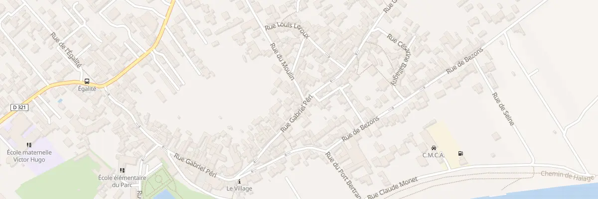 Plan du 1 Rue du Moulin à Carrières-sur-Seine