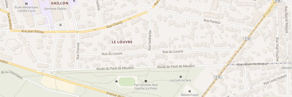 Plan du 42 Rue du Louvre à Viroflay