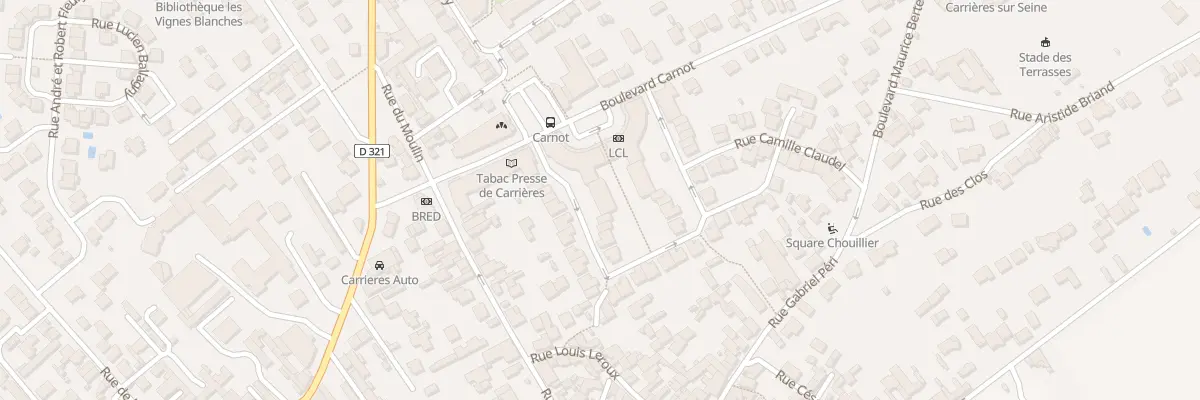Plan du 2 Rue Gustave Caillebotte à Carrières-sur-Seine