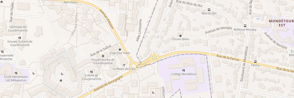 Plan du 38 Av de Villeziers à Orsay