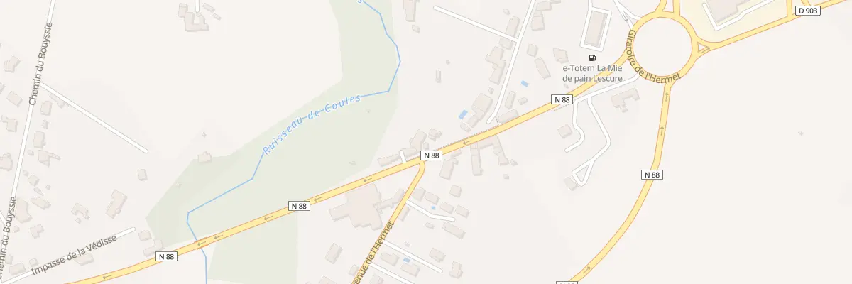 Plan du 5387 Rte Nationale 88 à Lescure-d’Albigeois