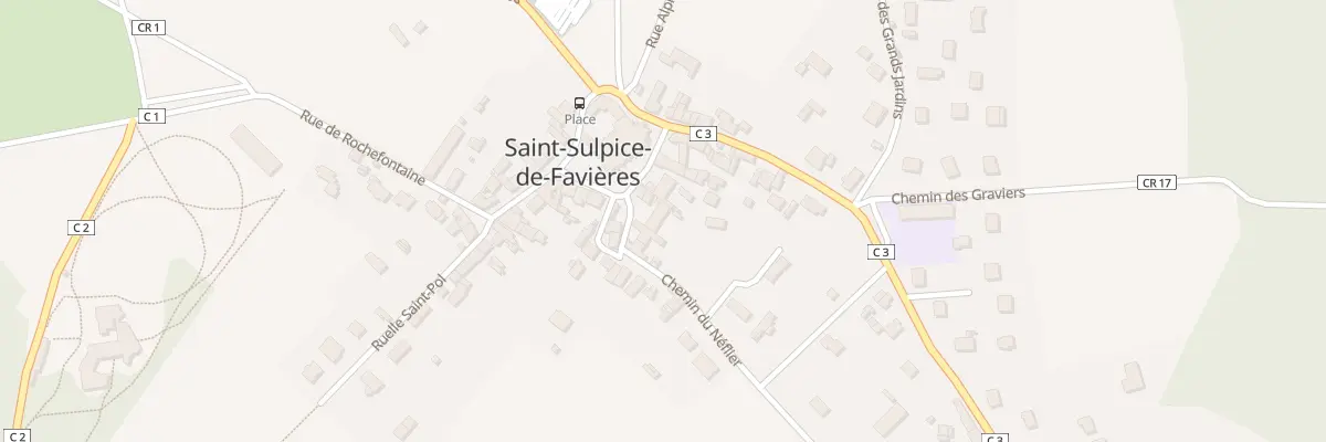 Plan du 12 Pl de l’Eglise à Saint-Sulpice-de-Favières
