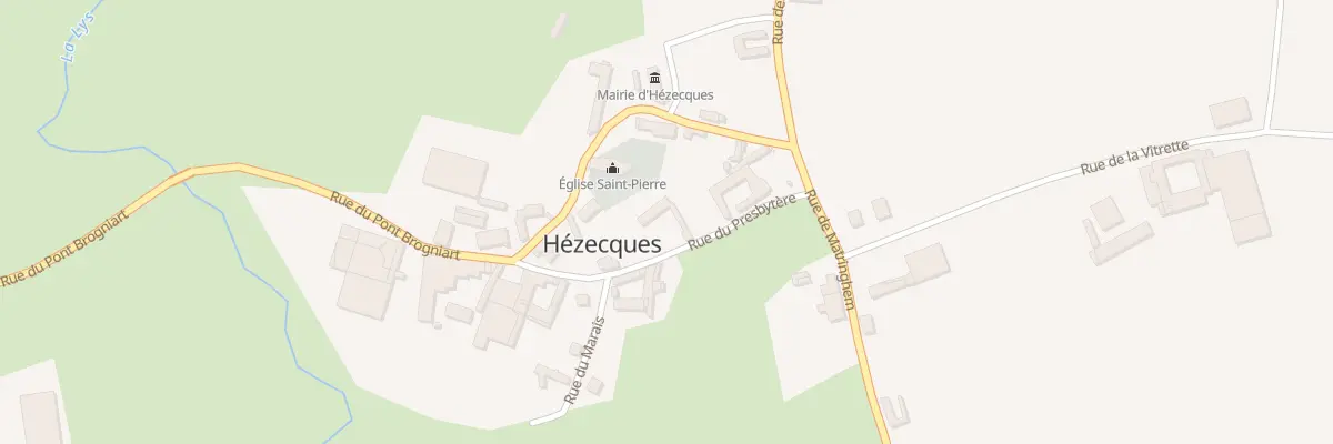 Plan du 4 Rue du Presbytere à Hézecques