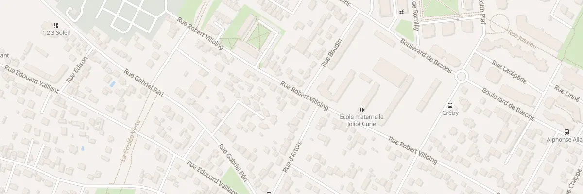 Plan du 52A Rue Robert Villoing à Sartrouville