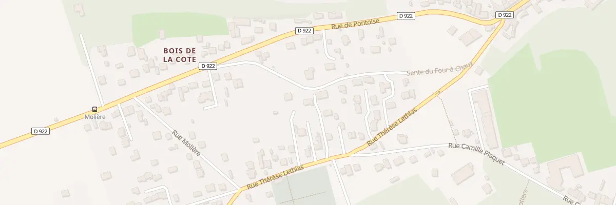 Plan du 9001 Sen du Four a Chaux à Méry-sur-Oise