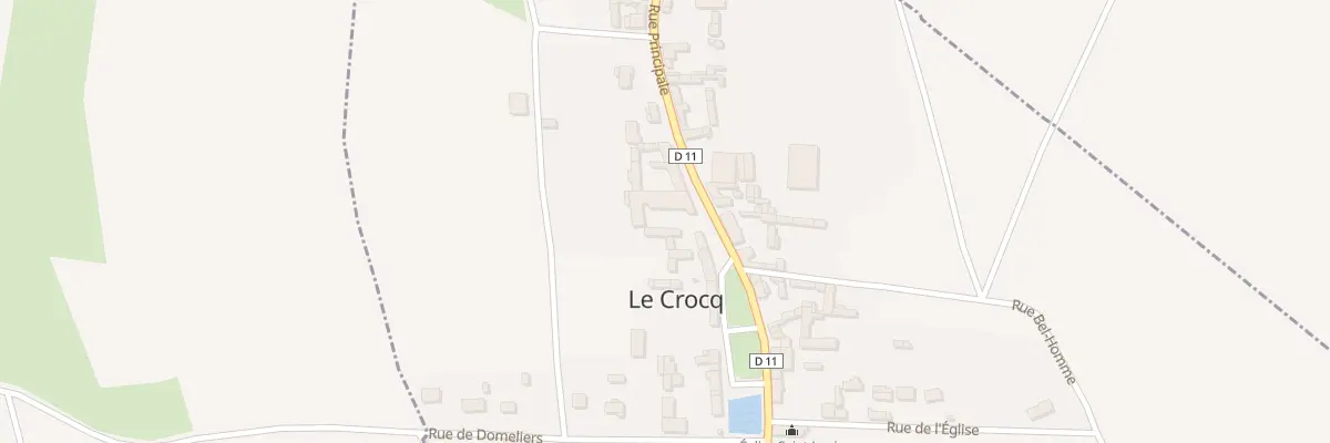 Plan du 38 Rue Principale au Crocq