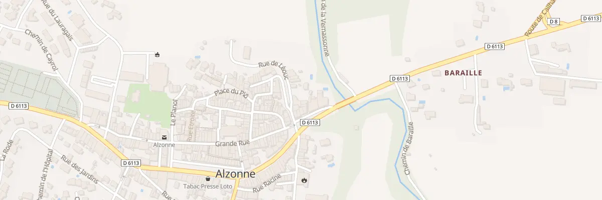 Plan du 4 Rue de Leouc à Alzonne