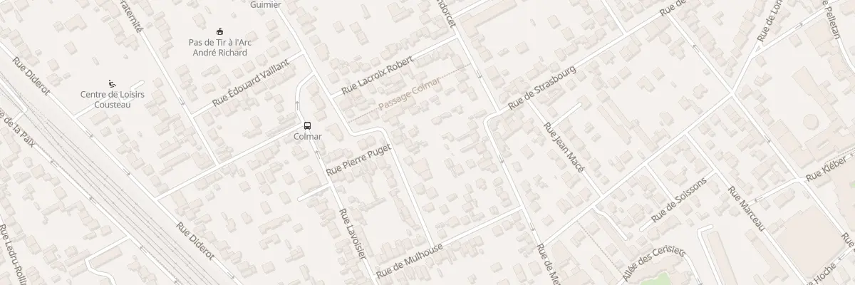 Plan du 20 Rue de Colmar à Houilles