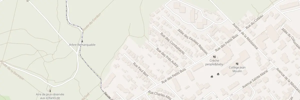 Plan du 19 Rue des Prés Aubry à Chaville