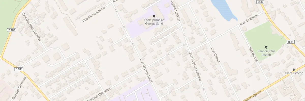 Plan du 55 Rue George Sand à Rueil-Malmaison