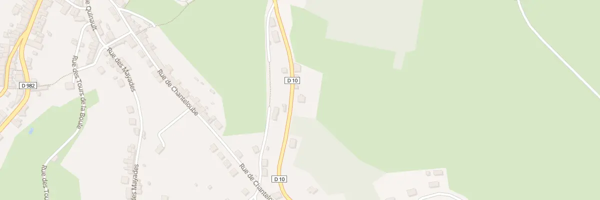 Plan du 45 Rte de Crocq à Felletin