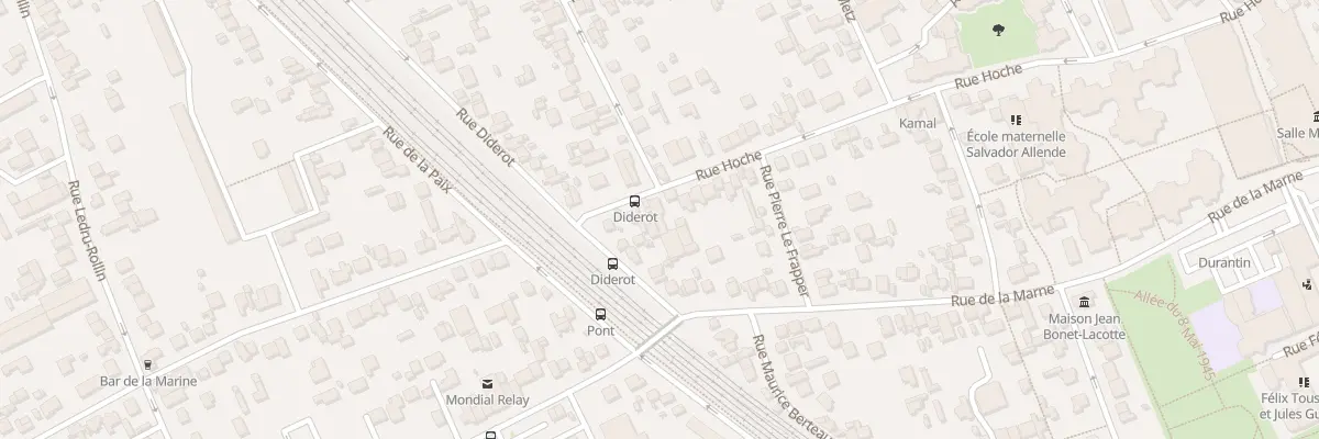 Plan du 6 Rue Hoche à Houilles