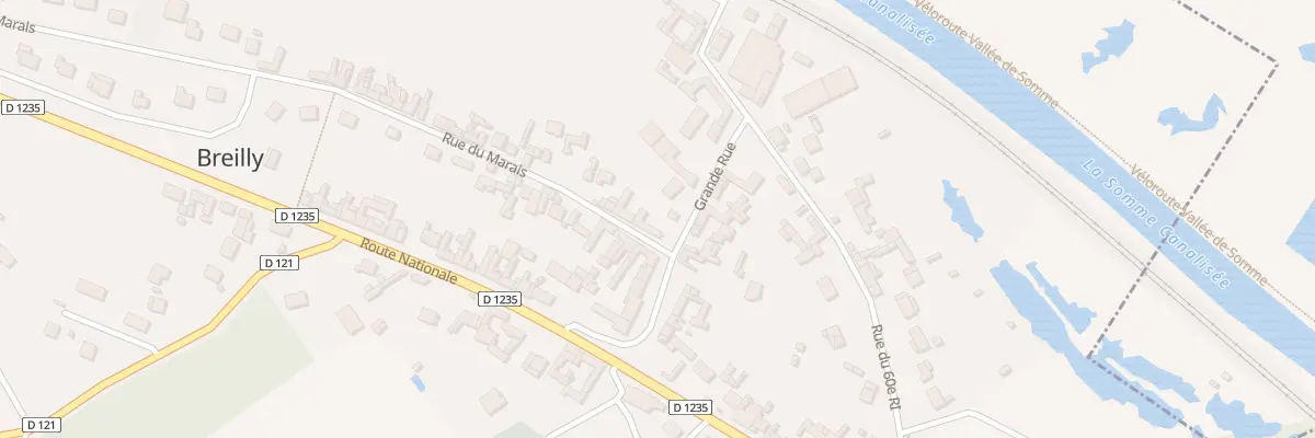 Plan du 8 Gr La Grande Rue à Breilly