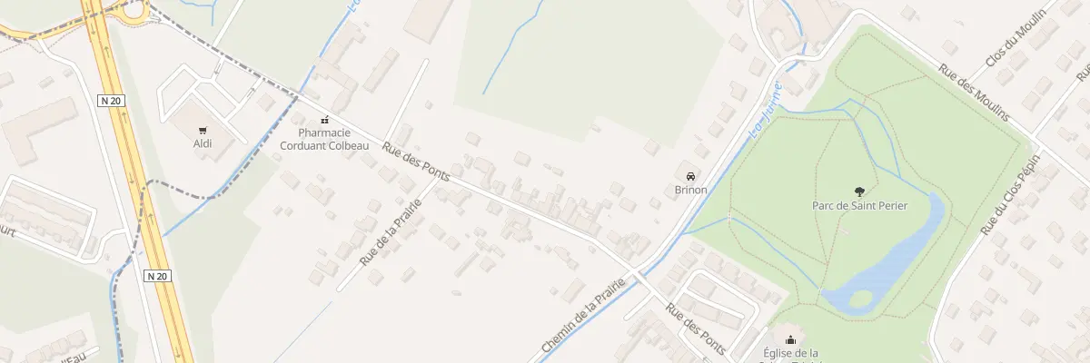 Plan du 20 Rue des Ponts à Morigny-Champigny