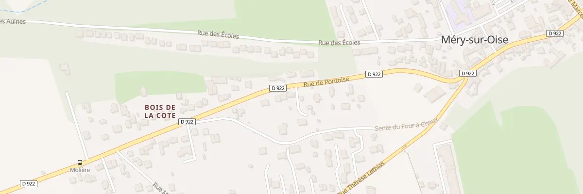 Plan du 43T Rue de Pontoise à Méry-sur-Oise