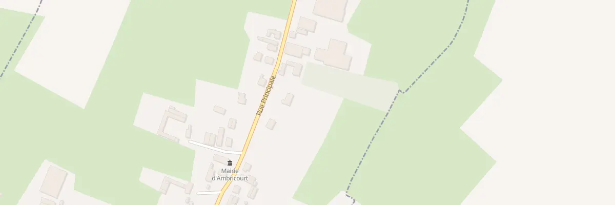 Plan du 9 Rue Principale à Ambricourt