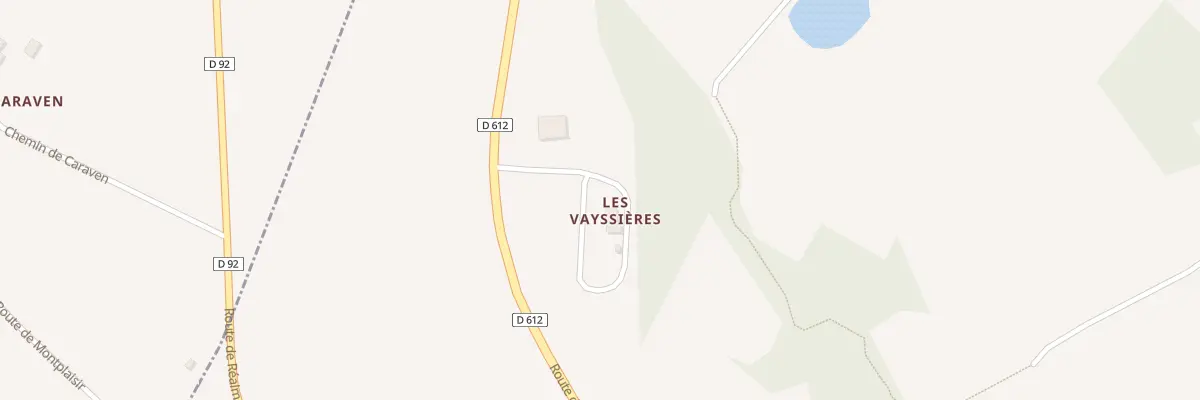 Plan du 6103 Les Vaissieres à Vénès