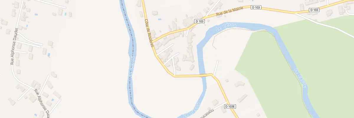 Plan du 13 Pl du Bourg à Rosières