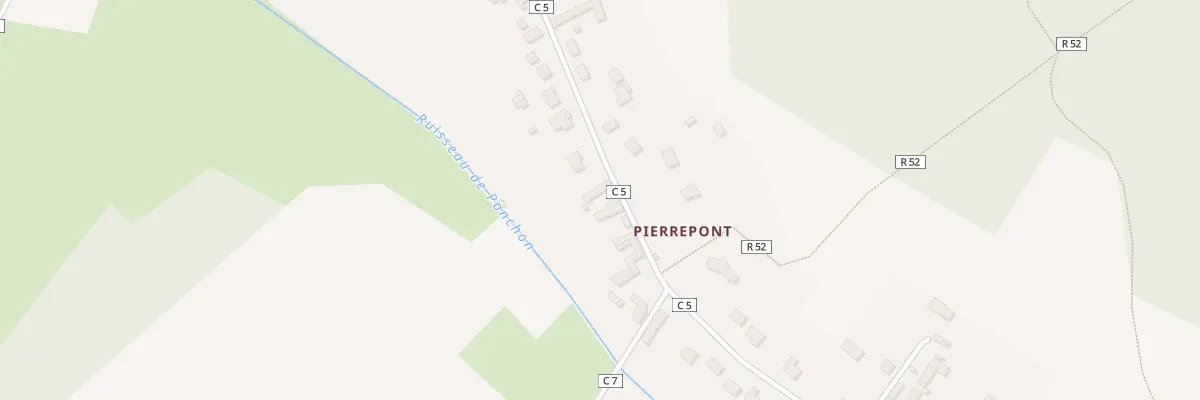 Plan du 665 Rue de Pierrepont à Ponchon