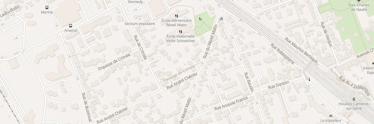 Plan du 22 Rue du Reveil Matin à Houilles