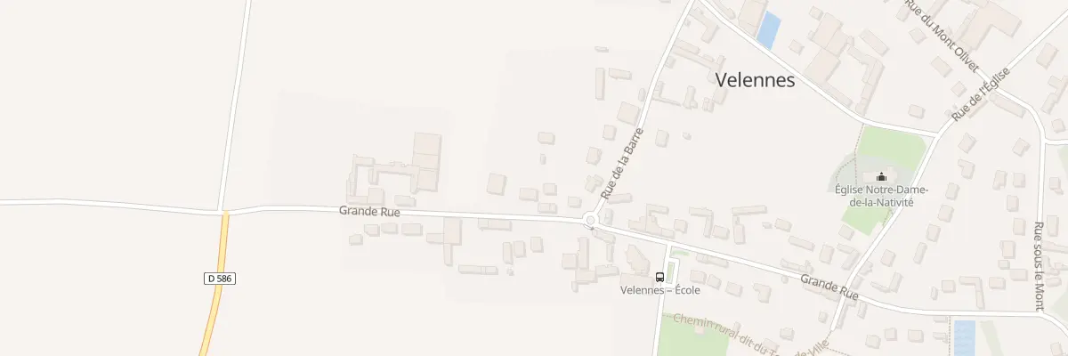Plan du 31 Gr Grande Rue à Velennes