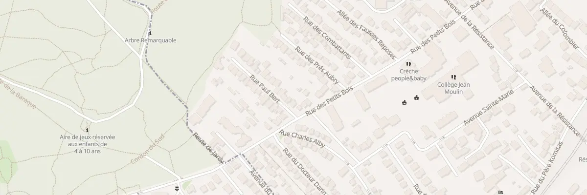 Plan du 4 Rue Paul Bert à Chaville