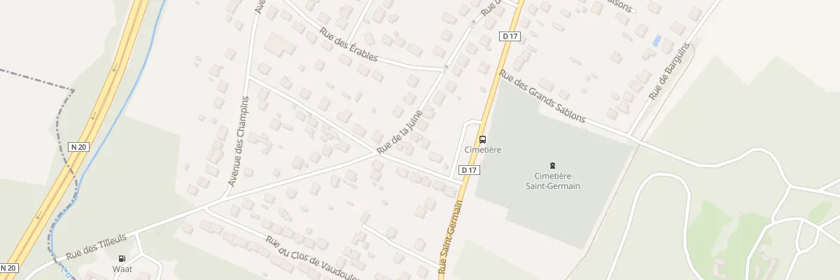 Plan du 18 Rue de la Juine à Morigny-Champigny