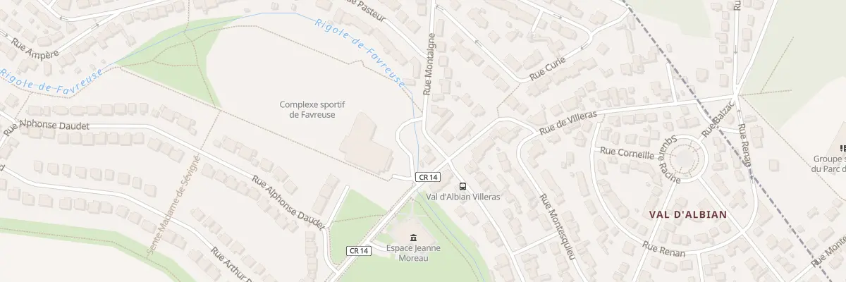 Plan du 14 Rue Montaigne à Saclay