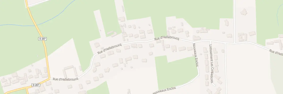 Plan du 30 Rue d’Hellebroucq à Éperlecques