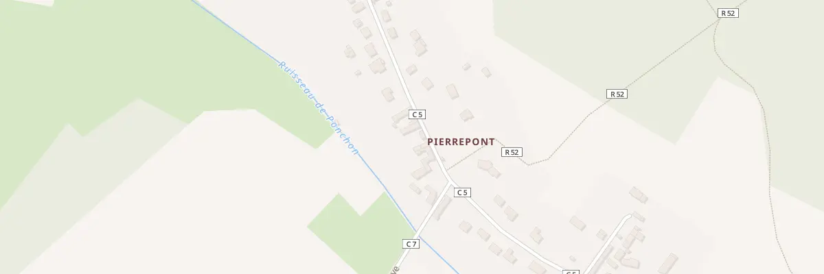 Plan du 645 Rue de Pierrepont à Ponchon