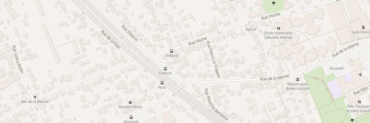 Plan du 6B Rue Hoche à Houilles