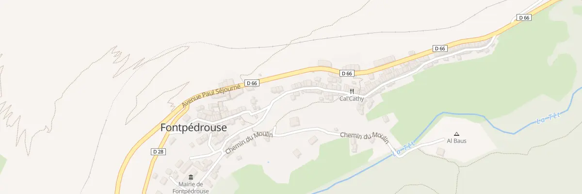 Plan du 112 Le Village à Fontpédrouse