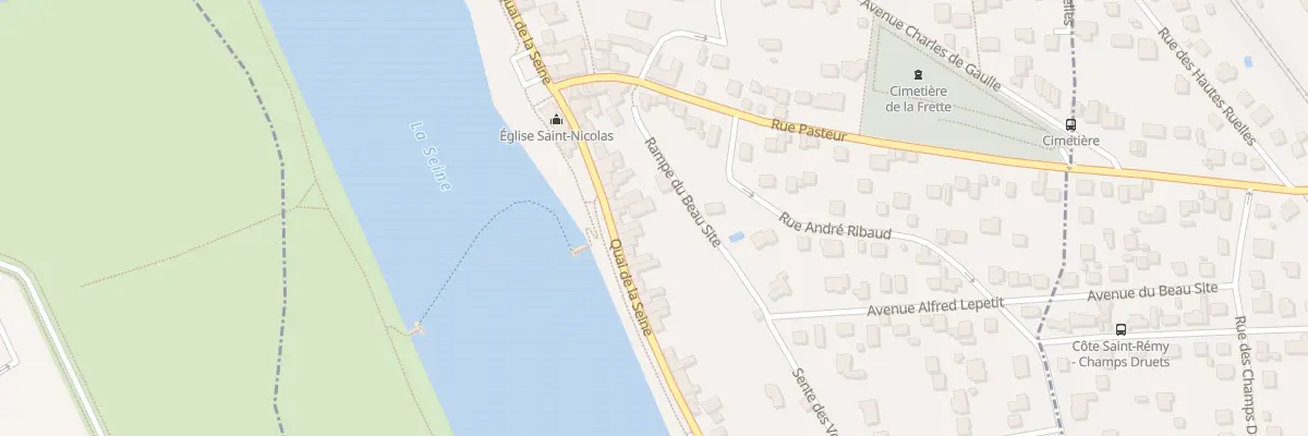 Plan du 39 Quai de Seine à La Frette-sur-Seine