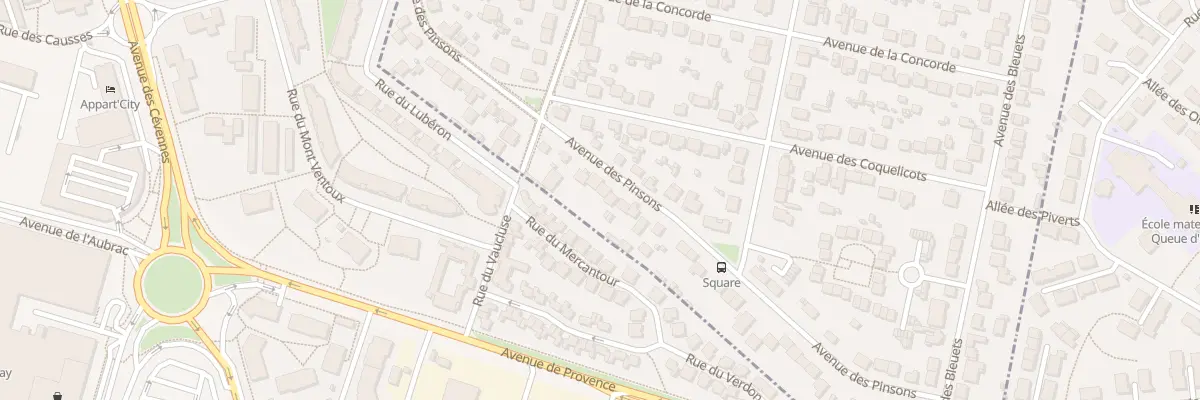 Plan du 59 Av des Pinsons à Orsay