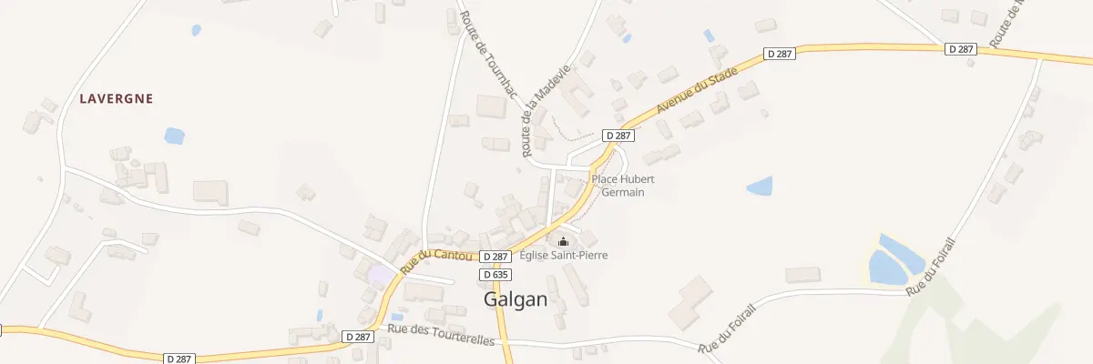 Plan du 157 La Petite Rue à Galgan