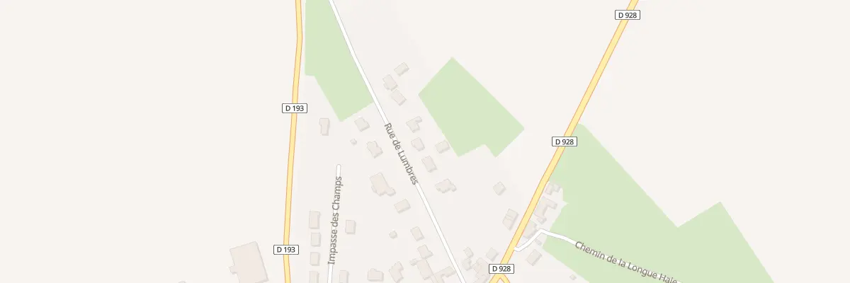 Plan du 14 Rte de Lumbres à Cléty