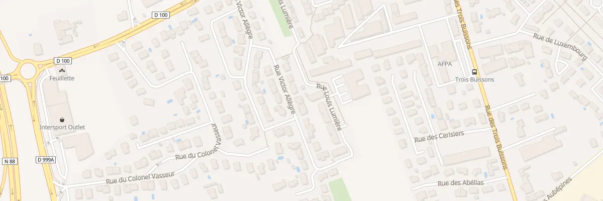 Plan du 17 Rue Victor Allègre à Albi