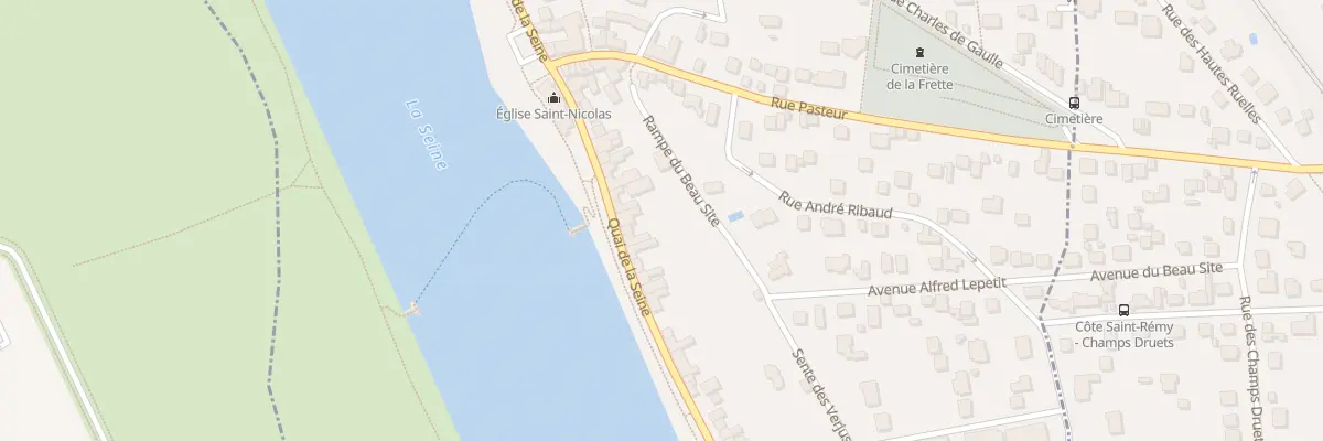 Plan du 37 Quai de Seine à La Frette-sur-Seine
