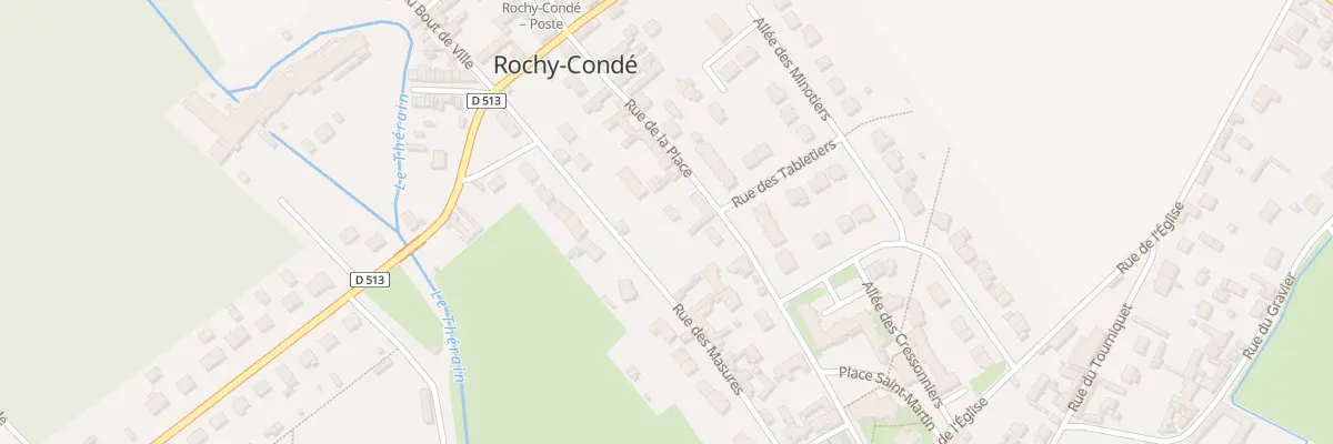 Plan du 11 Rue de la Place à Rochy-Condé