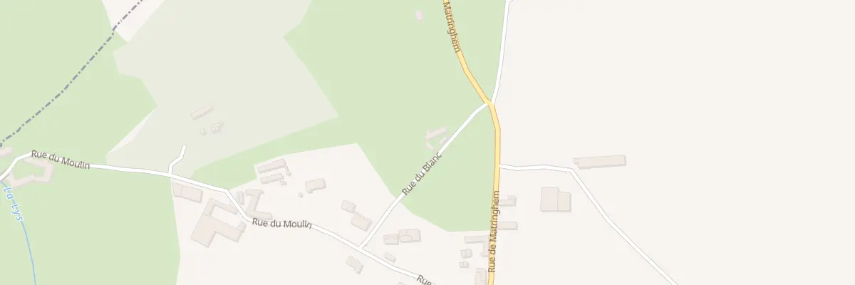 Plan du 6 Rue du Blanc à Hézecques