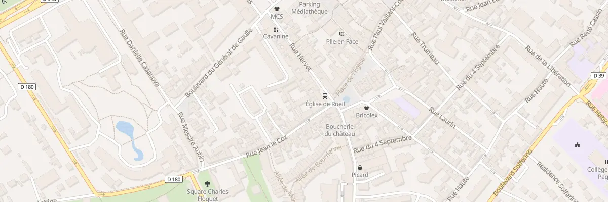 Plan du 8 Rue Jean Le Coz à Rueil-Malmaison