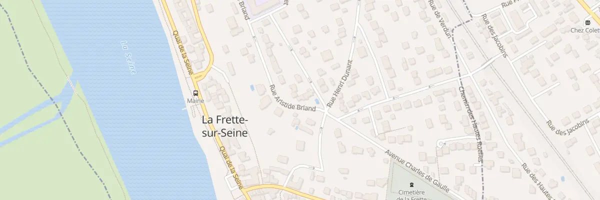 Plan du 49 Rue Aristide Briand à La Frette-sur-Seine