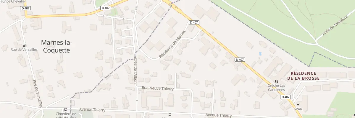 Plan du 39 Rue de Marnes à Ville-d’Avray