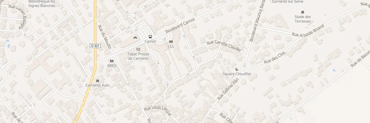 Plan du 16 Rue Gustave Caillebotte à Carrières-sur-Seine