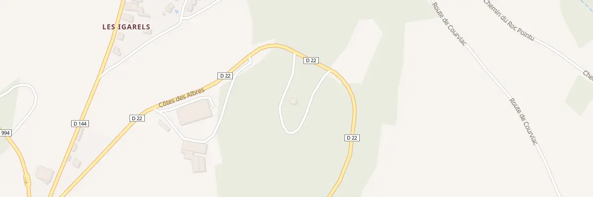 Plan du 5096 Le Binies aux Albres