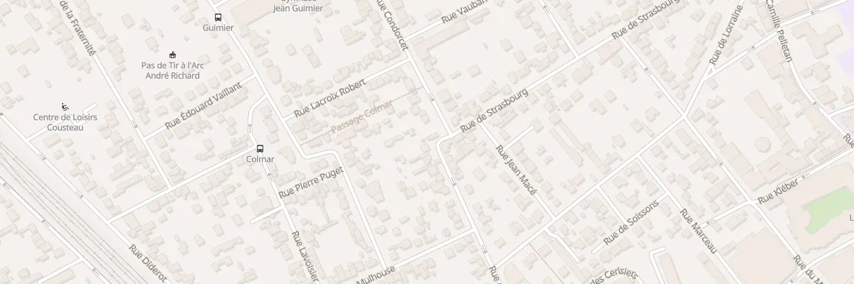 Plan du 1 Rue de Strasbourg à Houilles