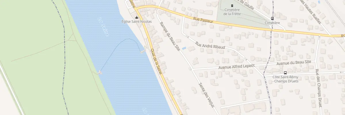 Plan du 34 Quai de Seine à La Frette-sur-Seine