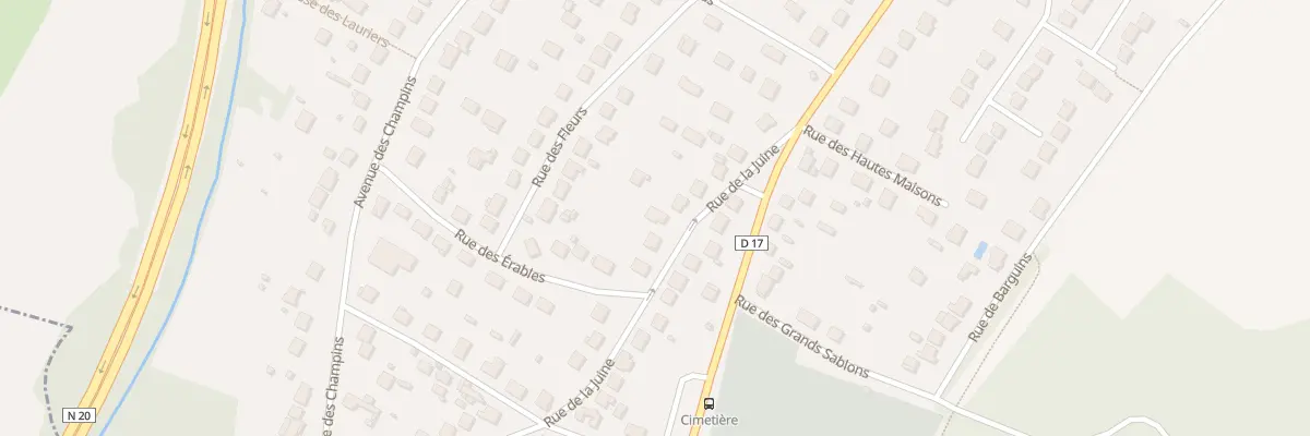 Plan du 23 Rue de la Juine à Morigny-Champigny