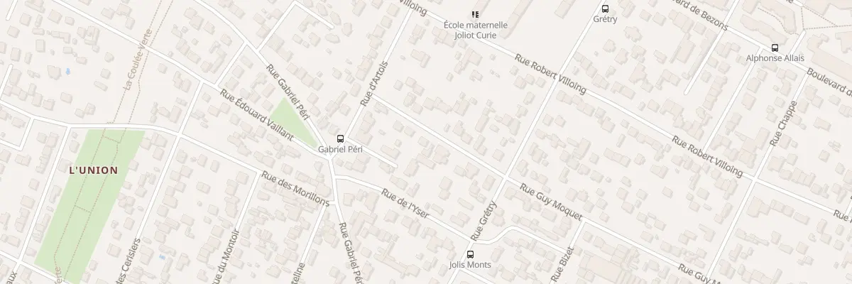 Plan du 10 Rue Guy Moquet à Sartrouville